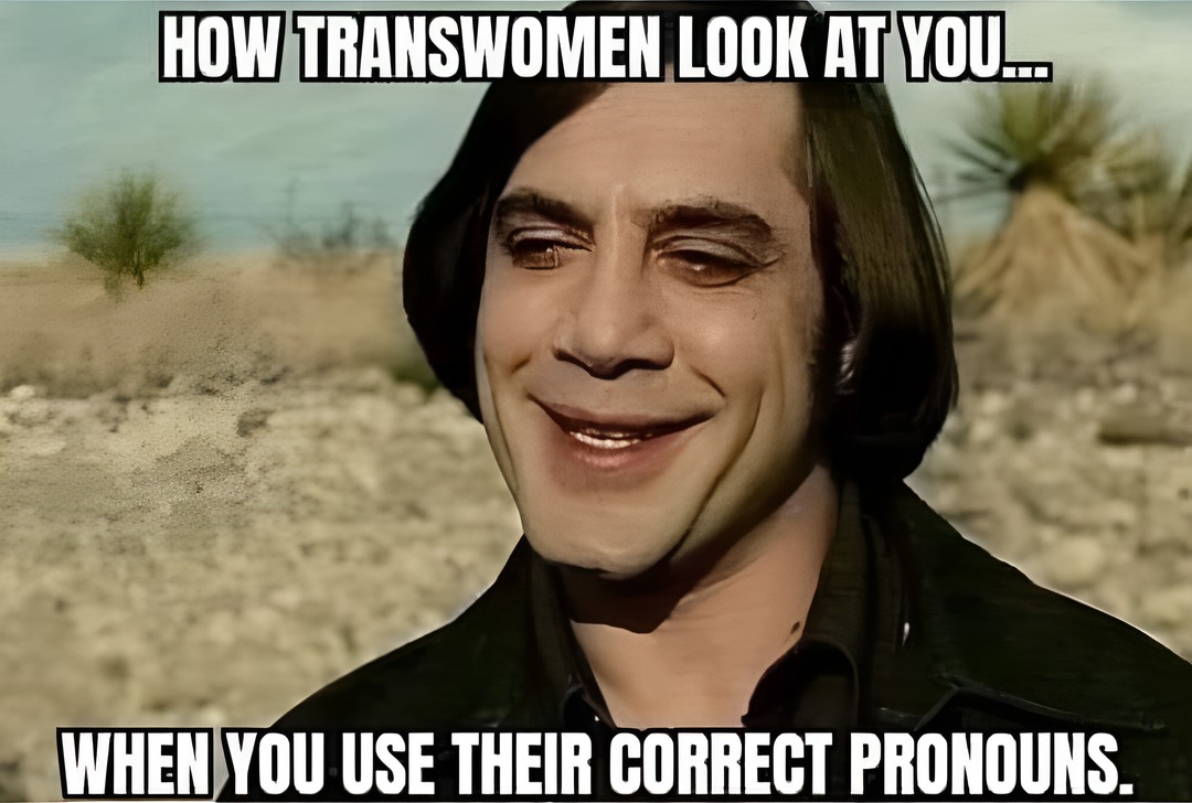 A thankful trans person - meme