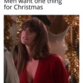 Men want one thing for Christmas
