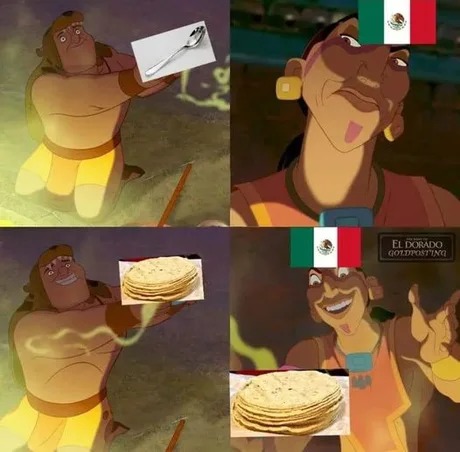Una tortilla - meme