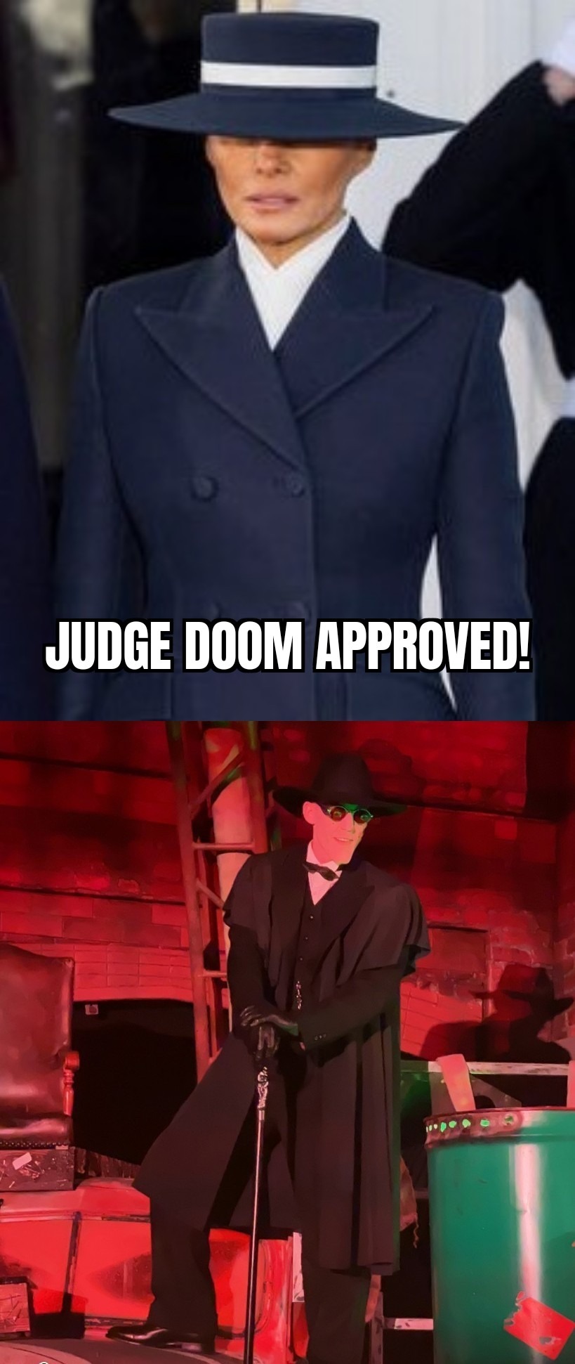 Melania Framed Roger Rabbit - meme