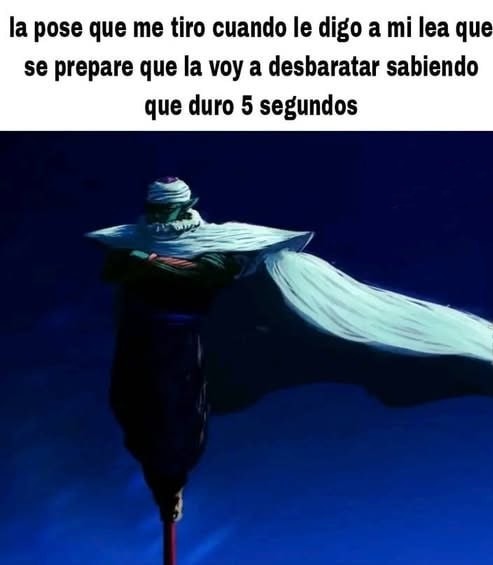 La pose de pro sabiendo que duras 5 segundos - meme