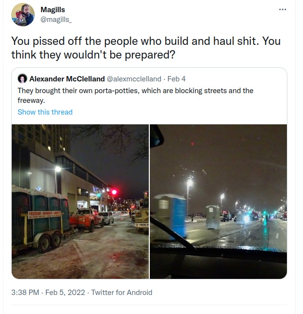 You pissed off the people who build and haul shit. You think they wouldn't be prepared? - meme
