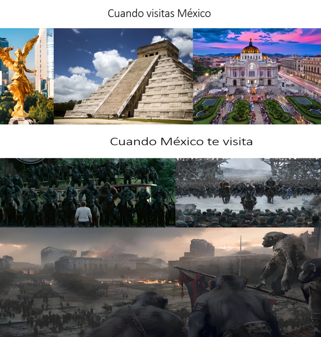 empiecen a respetar a mi Mexico mas por favor - meme