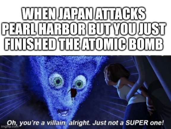 Megamind and Japan WW2 - meme