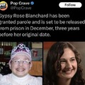 Gypsy Rose Blanchard is expected to be released from prison today