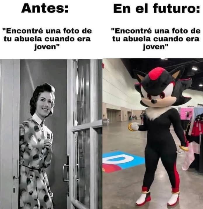 Las futuras fotos de la abuela - meme