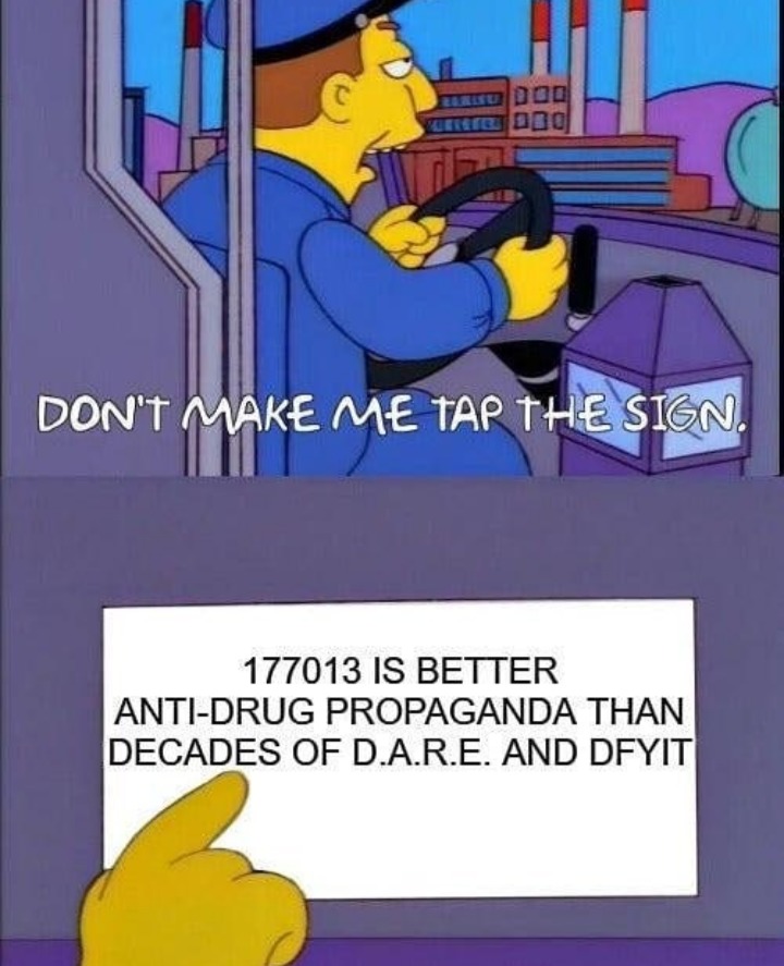 Say no to drugs - meme