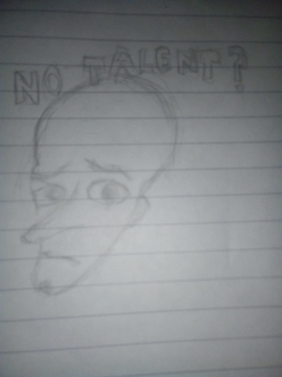 No talent? - meme