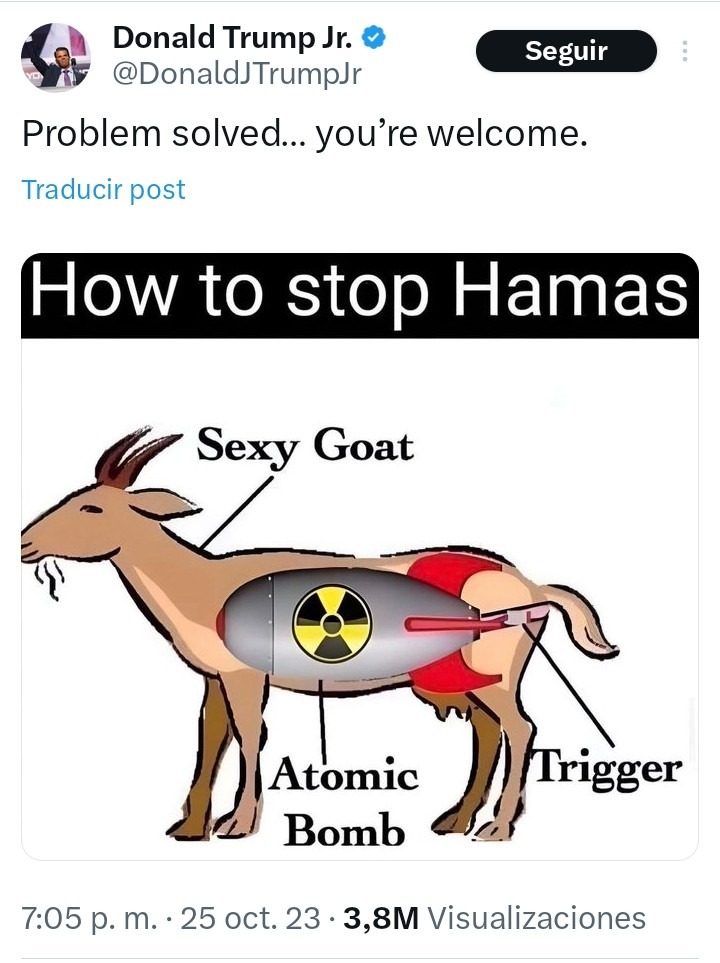 Como detener Hamás - meme