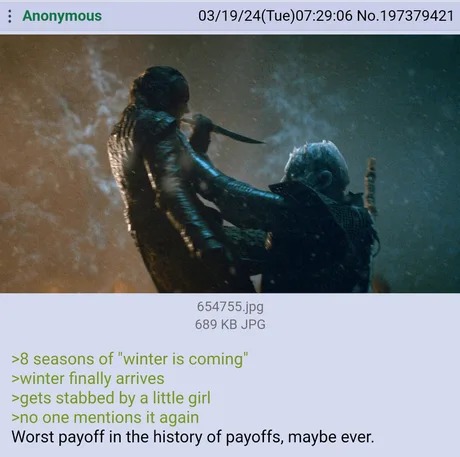 Game of Thrones was meant to be the best, but they ruined it - meme