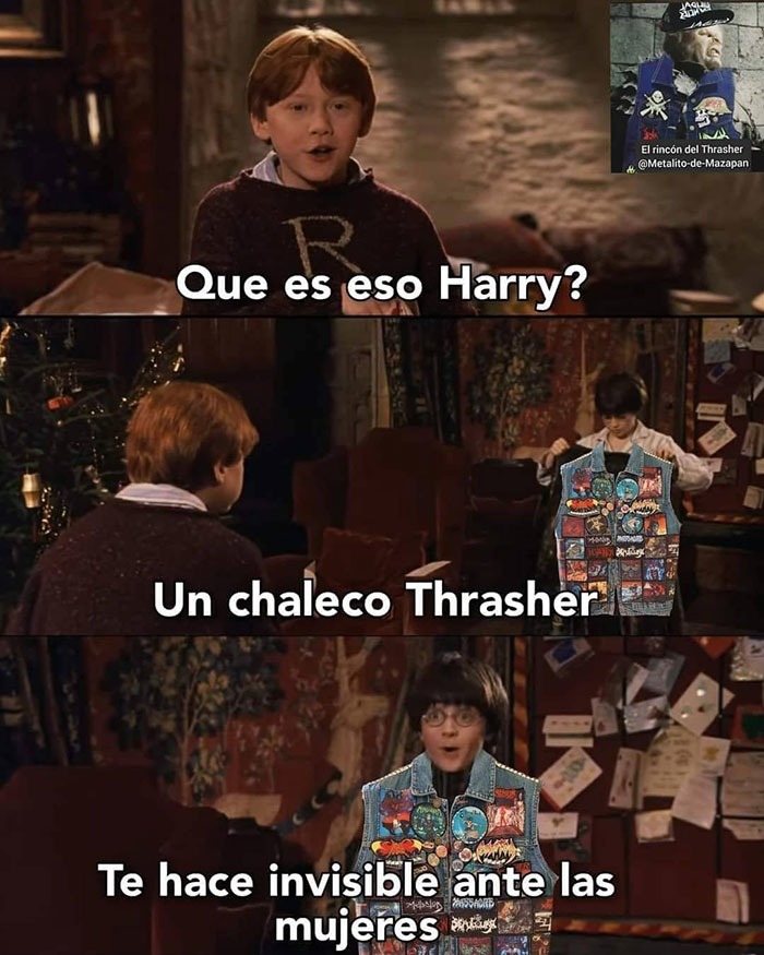 Chaleco Thraser - meme