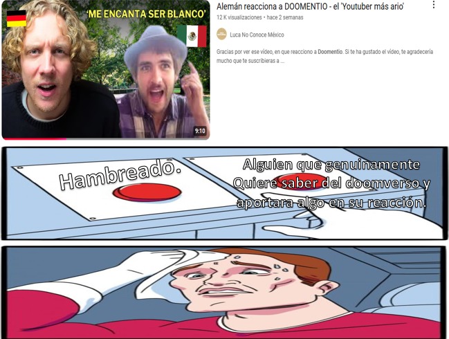 Aclaración: No tengo nada en contra del tipo del meme.