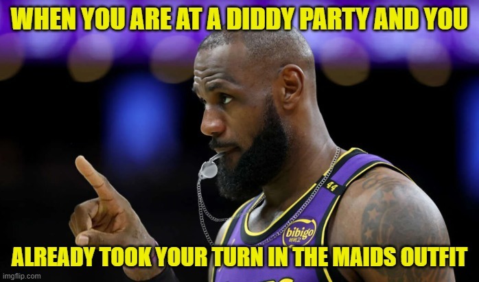 Diddy party foul - meme