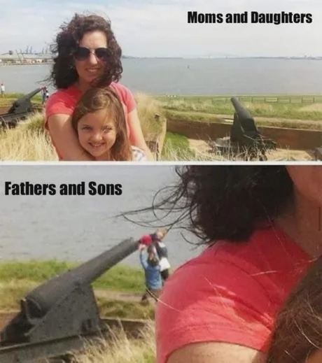 Dad and son meme