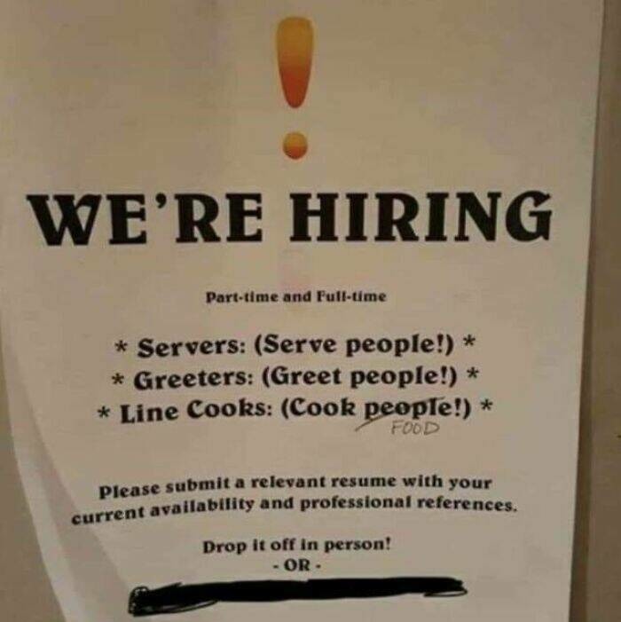 Haiti job opening was almost too honest. - meme