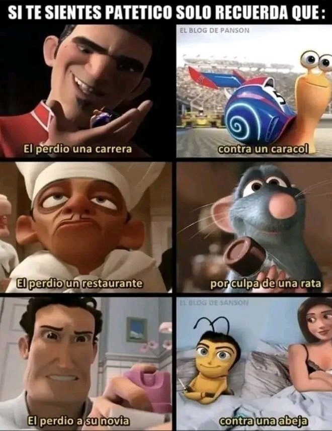 Pocos destinos peores que el de Bee movie - meme