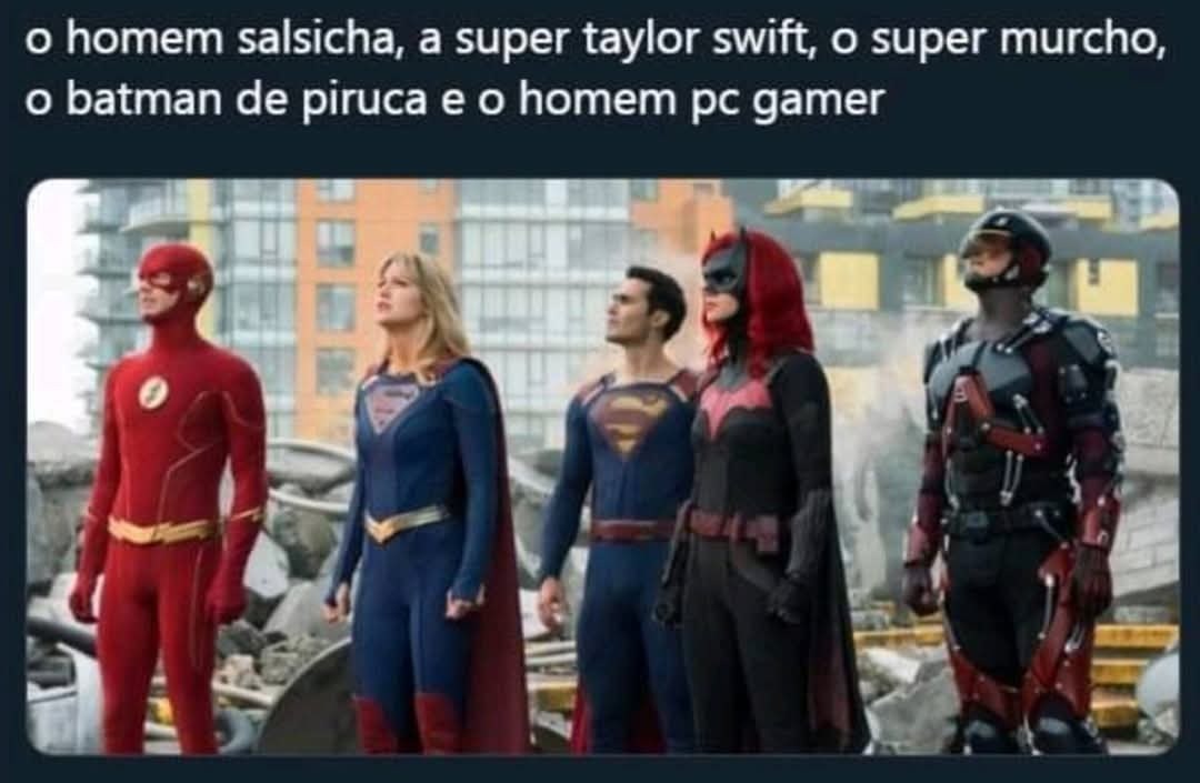 Heróis geração Z - meme