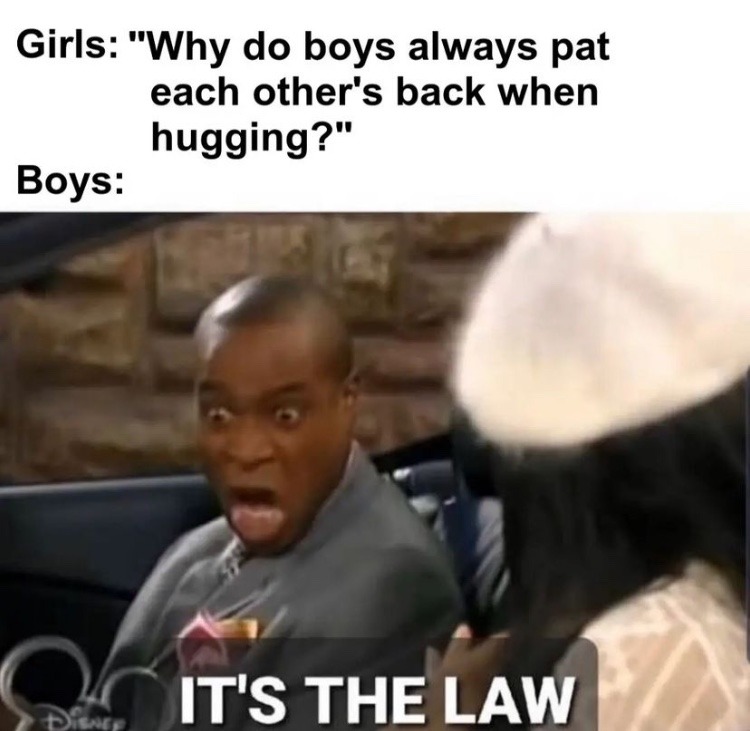 it’s the law - meme