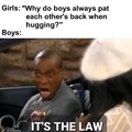 it’s the law