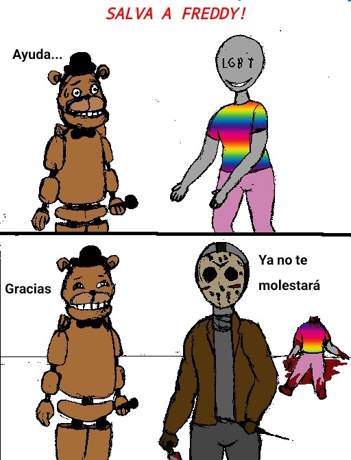 Salvemos a Freddy del LGBT - meme