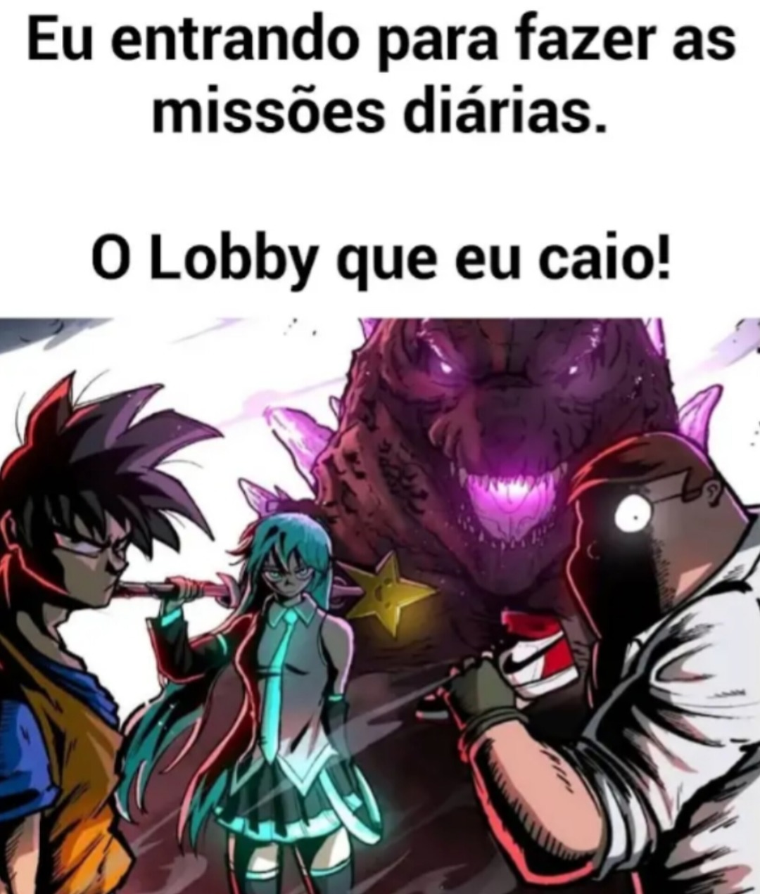 Missões diárias - meme