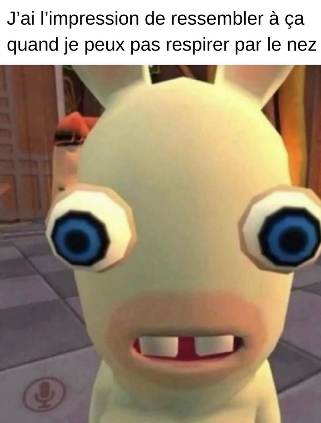 J’ai l’impression de ressembler à ça quand je peux pas respirer par le nez - meme