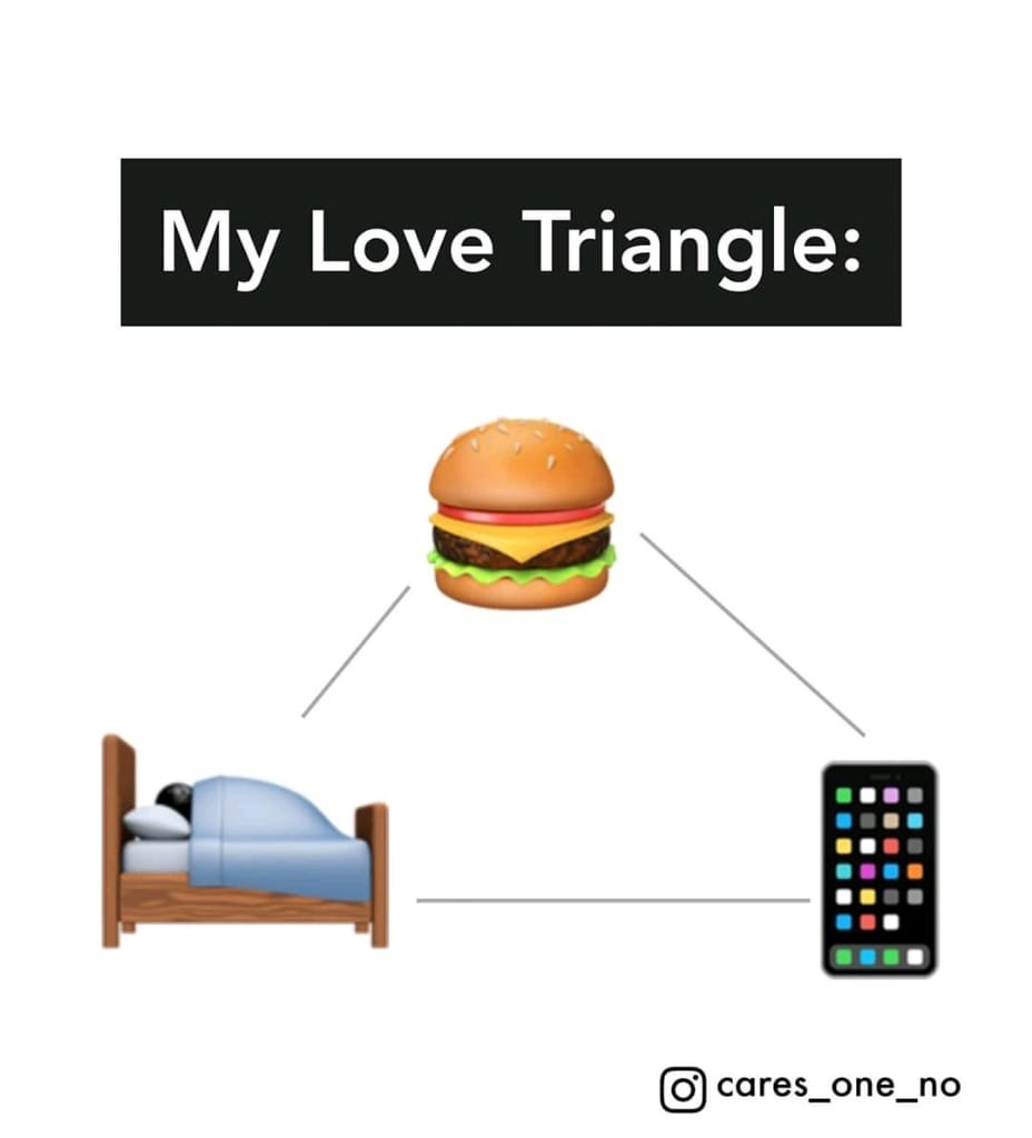 Love triangle - meme