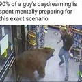 Fight him with your bear hands