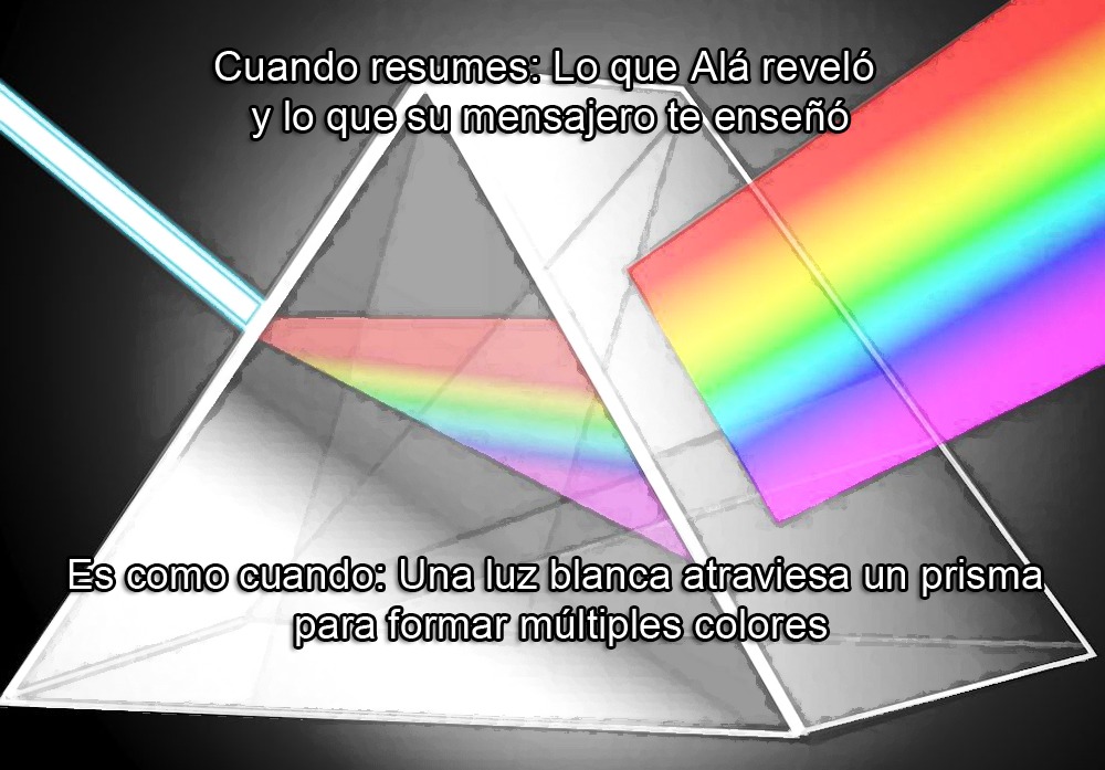 Dispersión refractiva - meme