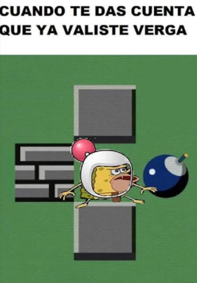 Bomberman primitivo - meme