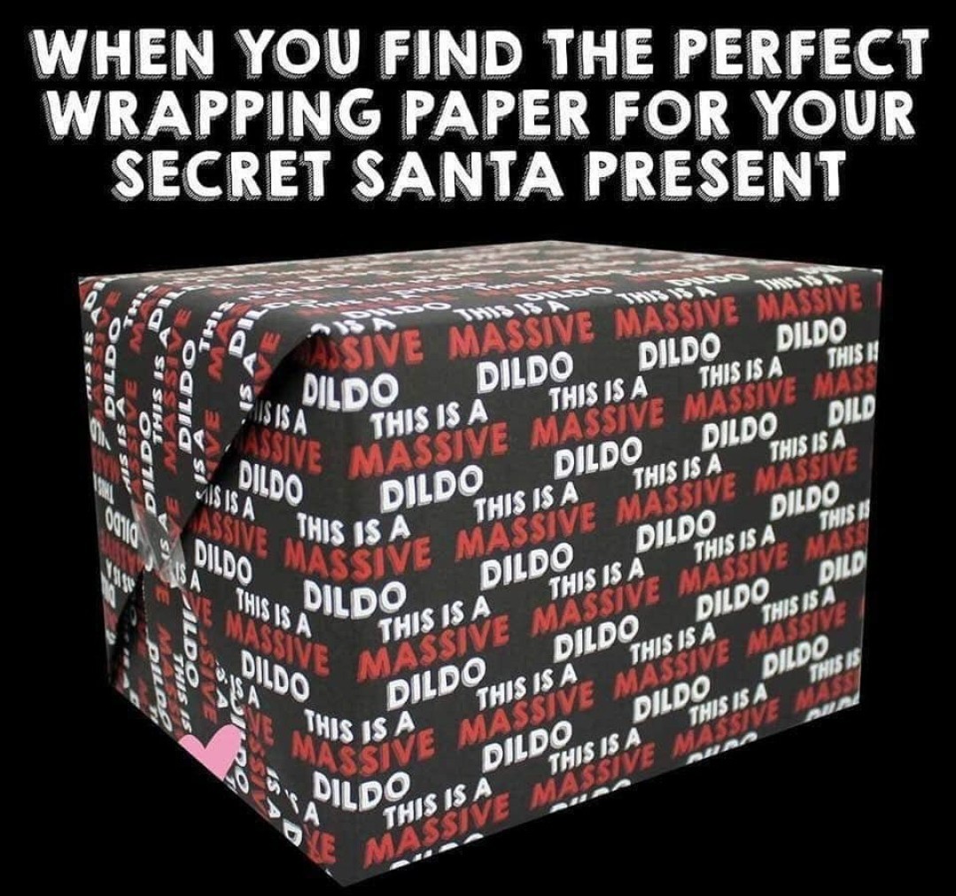 Gift wrapping done right - meme