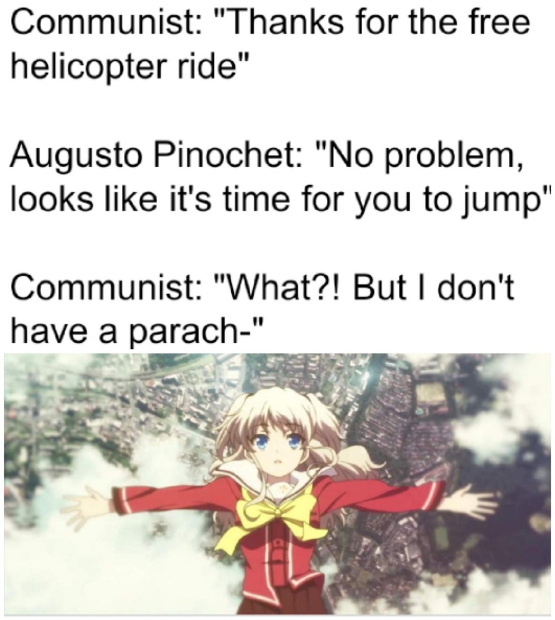 Pinochet goes brrr - meme