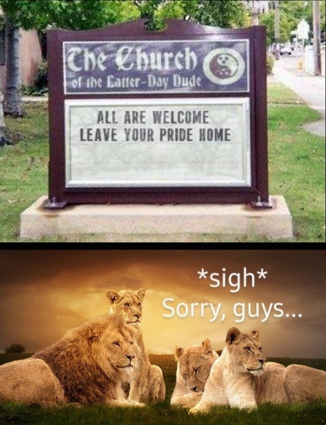 Looking for another church - meme