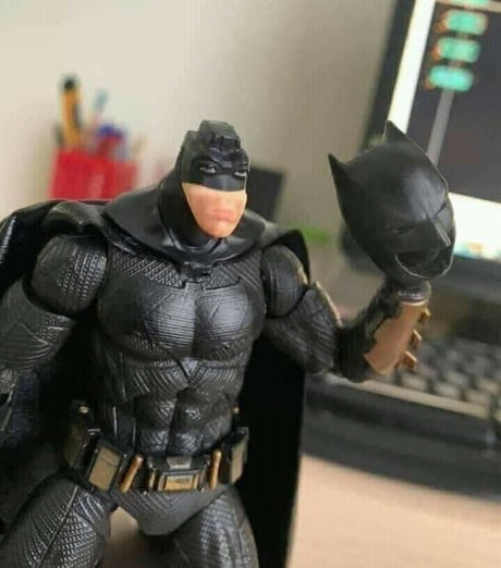 Cursed Batman toy - meme