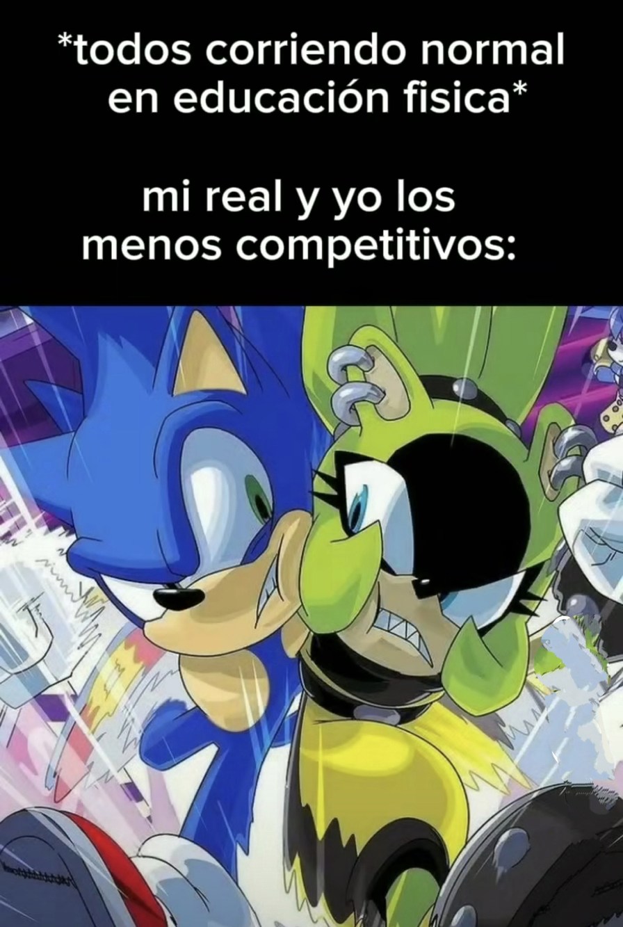 Educación física y yo corriendo como si nos hubieran obligado a estar vivos - meme