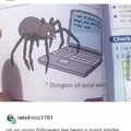 Dangers of social  website