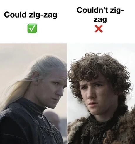 Zig-zag skills - meme