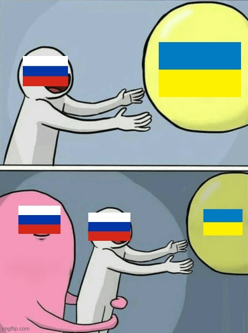Enquanto isso na Rússia - meme