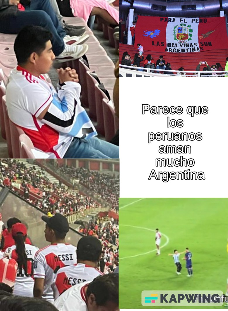 Peru x Argentina, dos paises con muchos golpes de estado XD - meme