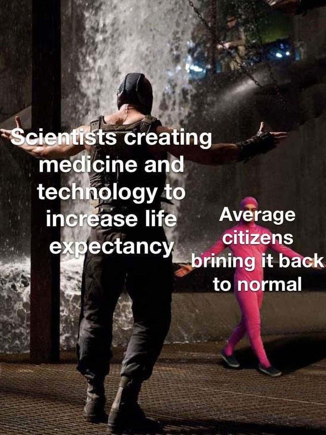 Life expectancy meme