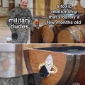 Military putting a ring on it