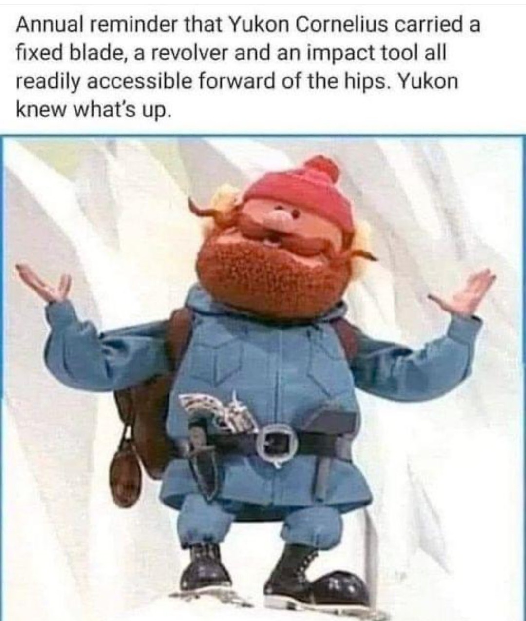 Yukon Cornelius - meme