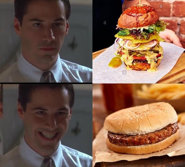 Make burgers long again - meme