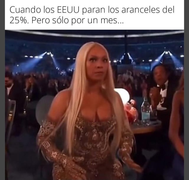 Se paran los aranceles a méxico por un mes - meme