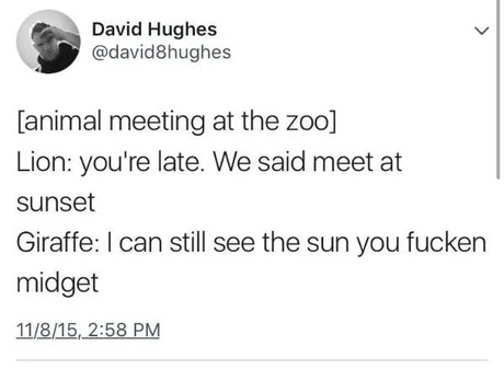 Animal meeting at the zoo - meme