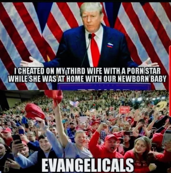 The religious right is delusional - meme