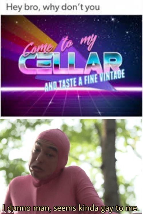 I agree with pink guy - meme