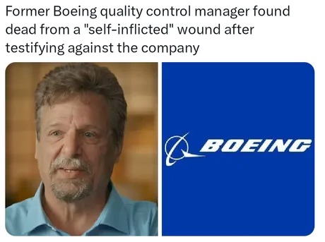 Boeing has finished him - meme