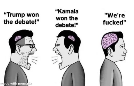 2024 debate in a nutshell - meme