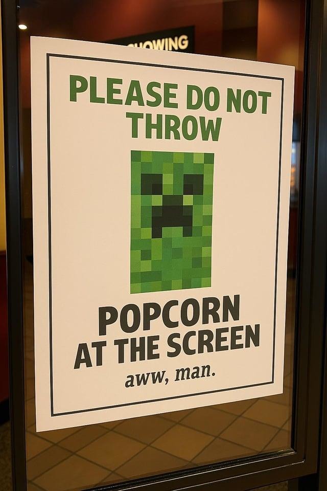 Please don’t throw popcorn. Also me: *throws popcorn* - meme